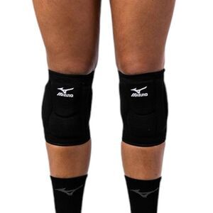 Mizuno ~ T10 Plus Black Knee Pads~ Knee Pad Sleeve length 9” ~ One Size